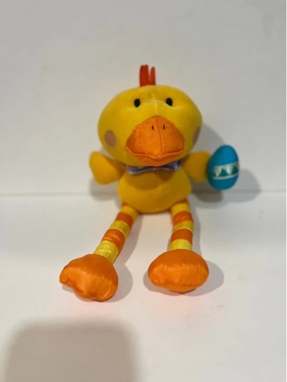 Gibson Greetings Vtg Chick Holding Egg Plush Stuffed Animal Toy Easter 1996